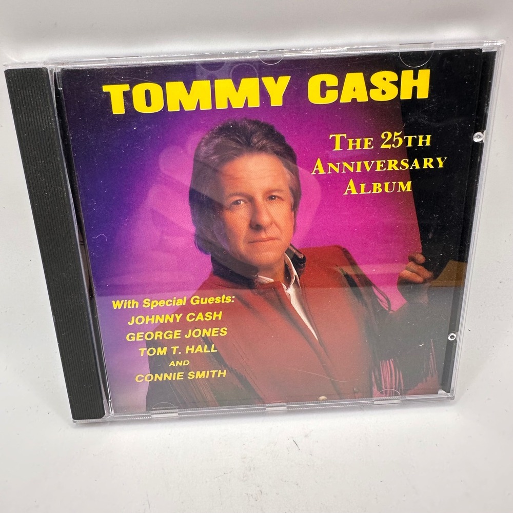 Tommy Cash The 25th Anniversary Album CD 1990 Johnny Cash George Jones PCD-4501